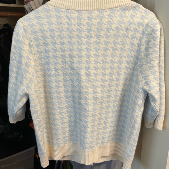 Cropped Houndstooth Cardigan - Picture 3 of 5
